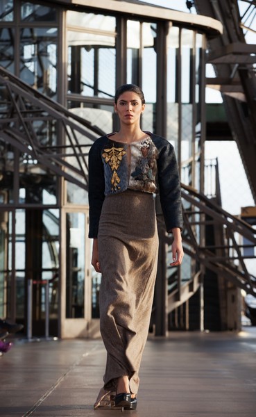 Unconventional Catwalk Took Over Paris The Phenomenal Success of Jessia Minh Anhs Autumn Fashion Show Atop the Eiffel Tower
